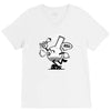 wake &amp; sake V-Neck Tee