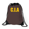 cia  funny  fashion fbi feds joke fancy dress Drawstring Bags