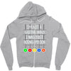 im not a guitar hero i was just doing my job Zipper Hoodie