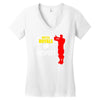 respect batle royal gaming Women's V-Neck T-Shirt