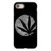 cannabis fingerprinting (white) iPhone 8