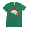 peaceful universe Ladies Fitted T-Shirt