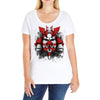 samurai mask of doom Ladies Curvy T-Shirt