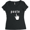 Copy Paste Matching Women's Triblend Scoop T-shirt