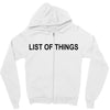 lost of things Zipper Hoodie