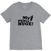 huge pen V-Neck Tee