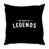 Life Begins at Forty 1978 the Birth of Legends Throw Pillow