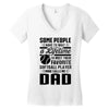 Some People Have To Wait a Lifetime To Meet Their Favorite Softball Women's V-Neck T-Shirt