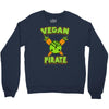 vegan pirate Crewneck Sweatshirt