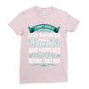 i don't have stepdaughter funny gift for stepdad. Ladies Fitted T-Shirt