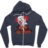 happy halloween clown Zipper Hoodie