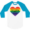 You're Looking At A Rainbow 3/4 Sleeve Shirt