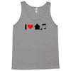 i love house music t shirt edm club wear rave electro party progressiv Tank Top