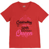 celebrating with the 70th birthday king t shirts V-Neck Tee