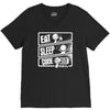 v3 eat sleep code V-Neck Tee
