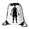 fortnite soldier 2 Drawstring Bags