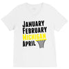 January February Michigan April - March Madness Basketball V-Neck Tee