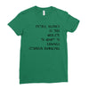intelligence is the ability to adapt to change Ladies Fitted T-Shirt
