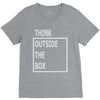 think outside the box V-Neck Tee
