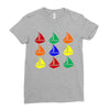 color ful Ladies Fitted T-Shirt