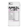 April Girl Facts Taurus iPhone 7 Case