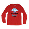 grumpa saurus rex Long Sleeve Shirts
