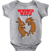 wiener wars dachshund dogs Baby Onesie