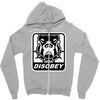 bull dog disobey Zipper Hoodie
