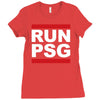 run psg paris st germain fotbal Ladies Fitted T-Shirt