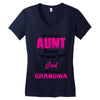 I'm Called Aunt Because I'm Way Too Cool To Be Called Grandma Women's V-Neck T-Shirt