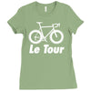 le tour bike silhouette 2015 de france new Ladies Fitted T-Shirt