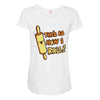 this İs how i roll Maternity Scoop Neck T-shirt
