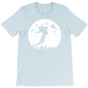 skiier moon moonlight silhouett T-Shirt
