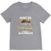 august girl is a perfect combination of princess and warrior V-Neck Tee