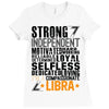 Strong Independent Motivated Libra Ladies Fitted T-Shirt