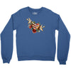 not today satan Crewneck Sweatshirt