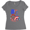 i'm the captain in the war Women's Triblend Scoop T-shirt
