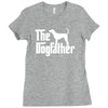 the dogfather bluetick coonhound white Ladies Fitted T-Shirt