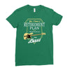 retirement plan Ladies Fitted T-Shirt