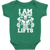 i am the one who lifts Baby Bodysuit