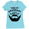 mens grandads bearded Ladies Fitted T-Shirt
