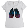 Lungs Women's Triblend Scoop T-shirt