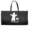 bear grills bbq funny Weekender Totes