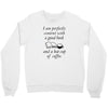 good book and coffee rectangle Crewneck Sweatshirt