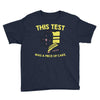 this test was a piece of cake Youth Tee