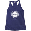 my girl is stronger than you Racerback Tank