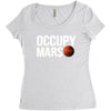 Occupy Mars Women's Triblend Scoop T-shirt