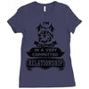 I Am Yorkshire Terrier Actually In A Very Commited Relationship Ladies Fitted T-Shirt