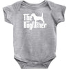 the dogfather beagle white Baby Onesie
