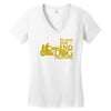 annual ride to end dog fighting Women's V-Neck T-Shirt